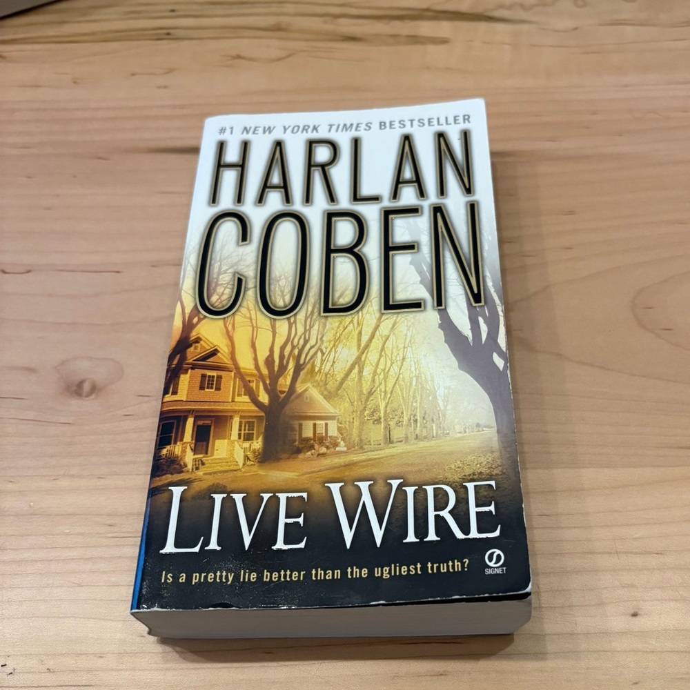 Harlan Coben Live Wire Paperback Thriller Mystery Book Myron Bolitar Series